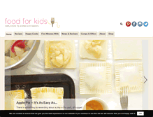 Tablet Screenshot of foodforkids.com